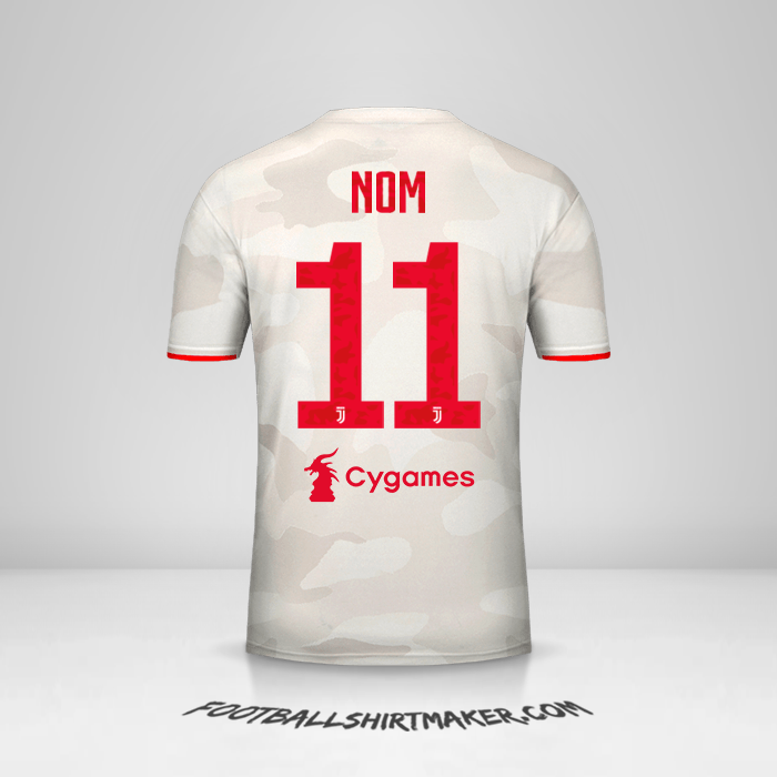 Maillot Juventus FC 2019/20 Extérieur -  nom - 11