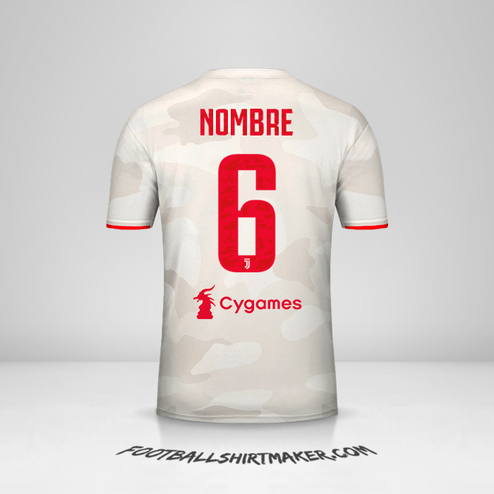 Camiseta Juventus FC 2019/20 Visita -  nombre - 6