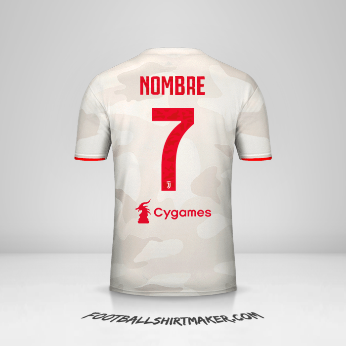 Jersey Juventus FC 2019/20 Visita -  nombre - 7