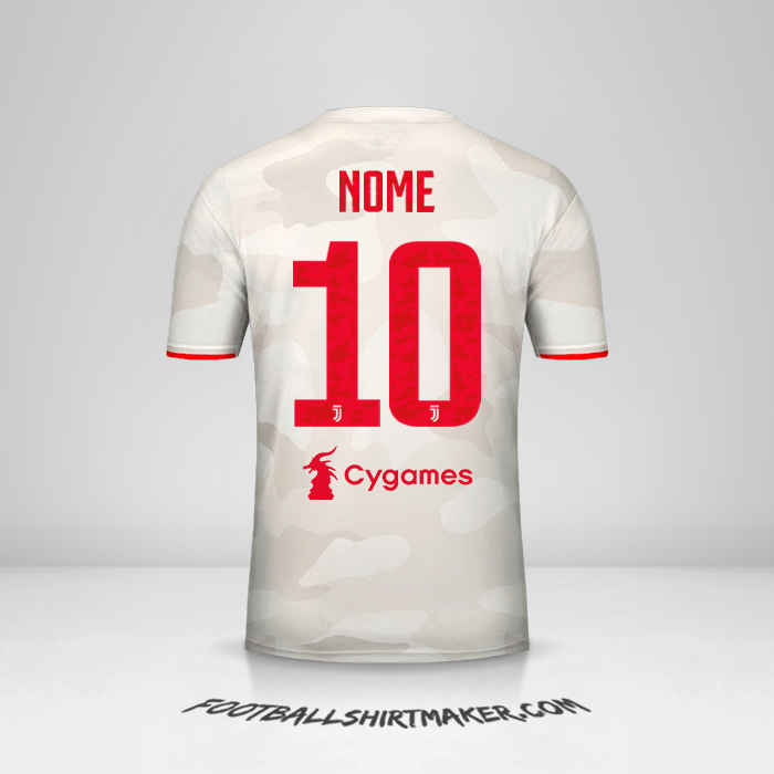 Maglia Juventus FC 2019/20 Seconda -  nome - 10