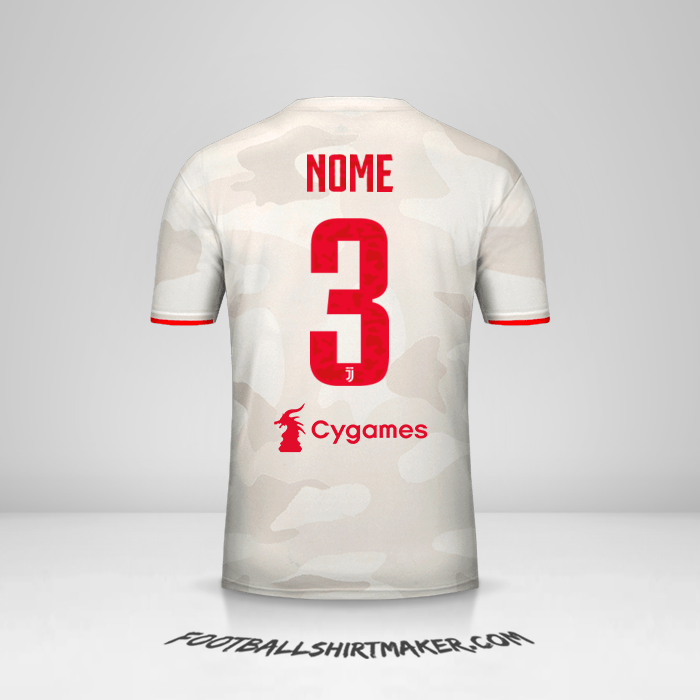 Camisola Juventus FC 2019/20 Alternativa -  nome - 3