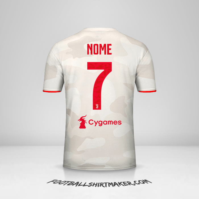 Maglia Juventus FC 2019/20 Seconda -  nome - 7