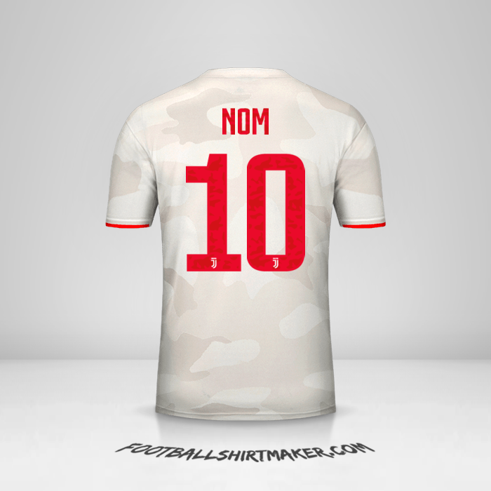Maillot Juventus FC Cup 2019/20 Extérieur -  nom - 10