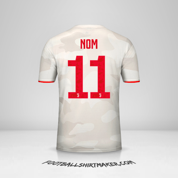 Maillot Juventus FC Cup 2019/20 Extérieur -  nom - 11