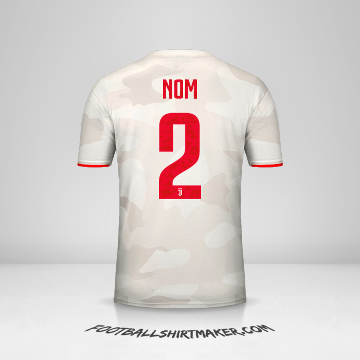 Maillot Juventus FC Cup 2019/20 Extérieur -  nom - 2