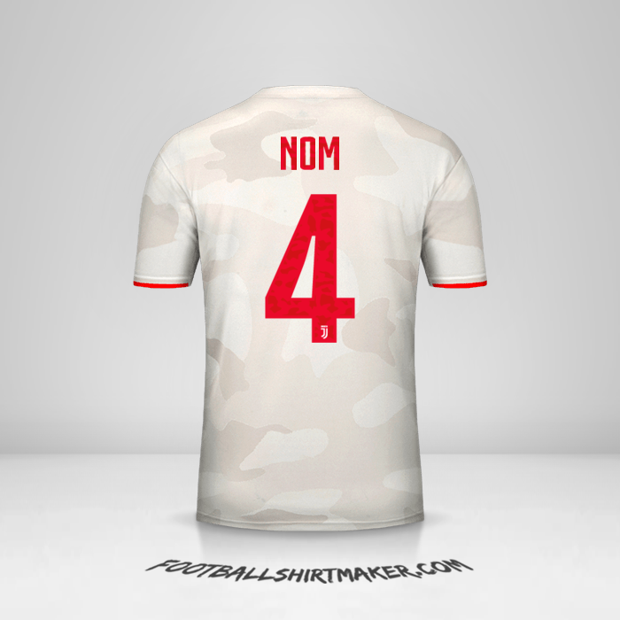 Maillot Juventus FC Cup 2019/20 Extérieur -  nom - 4
