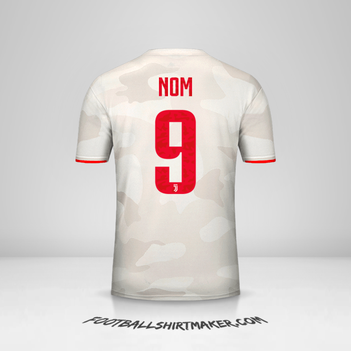 Maillot Juventus FC Cup 2019/20 Extérieur -  nom - 9