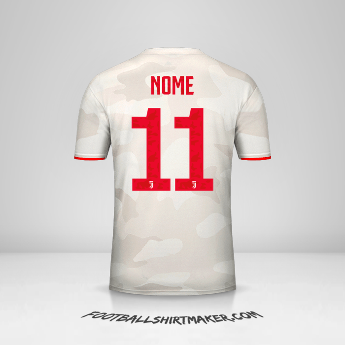 Maglia Juventus FC Cup 2019/20 Seconda -  nome - 11