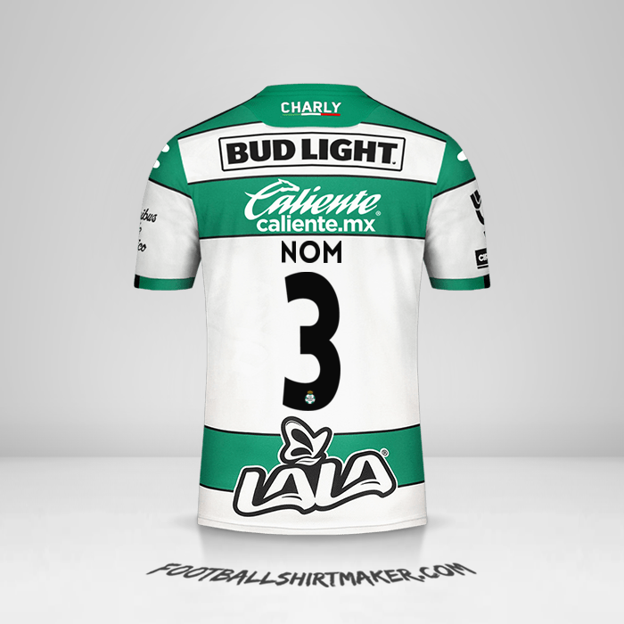 Maillot Santos Laguna 2019/20 -  nom - 3