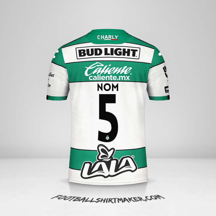 Maillot Santos Laguna 2019/20 -  nom - 5