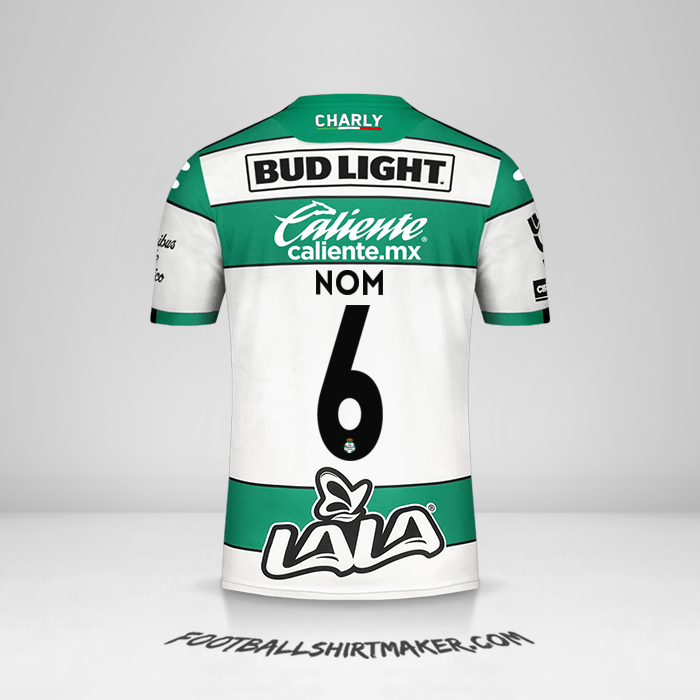 Maillot Santos Laguna 2019/20 -  nom - 6