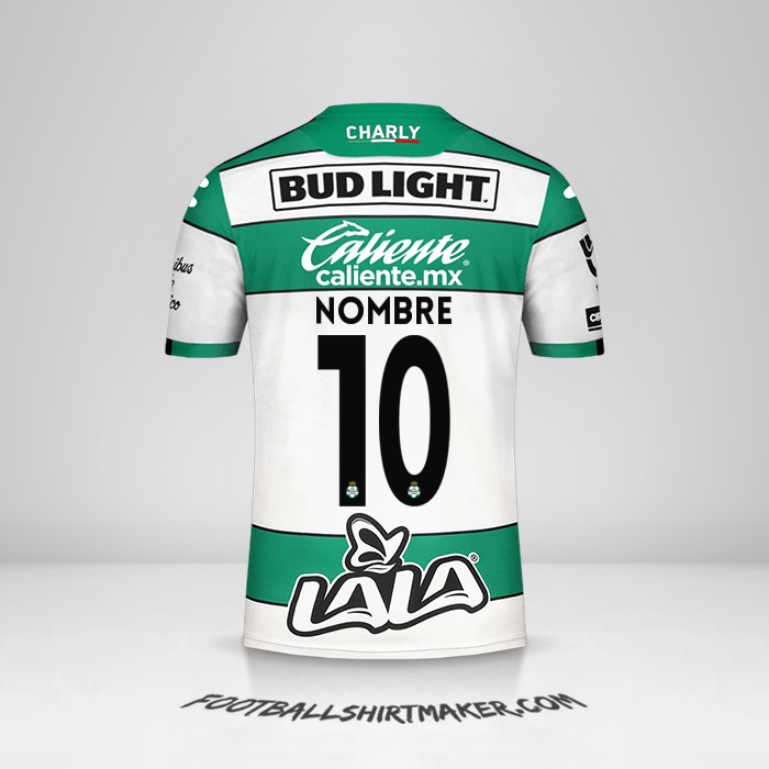 Camiseta Santos Laguna 2019/20 -  nombre - 10