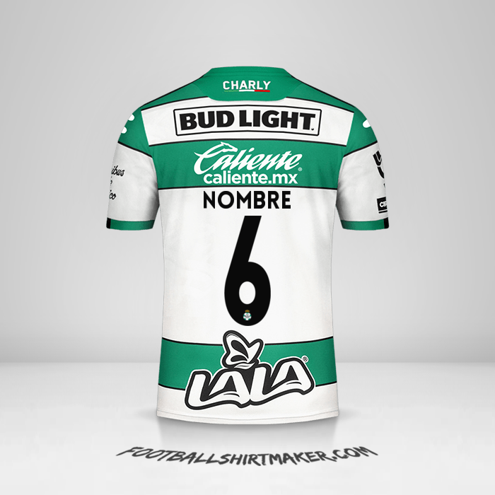 Jersey Santos Laguna 2019/20 -  nombre - 6