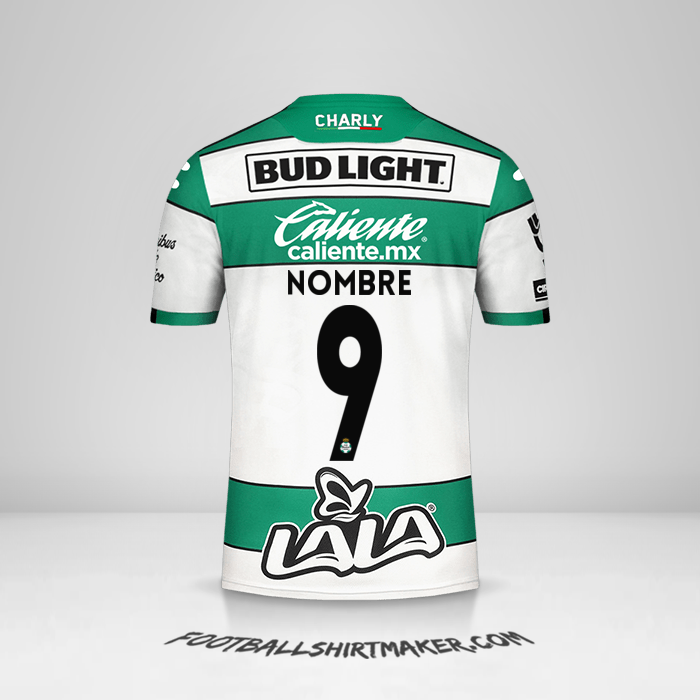 Jersey Santos Laguna 2019/20 -  nombre - 9