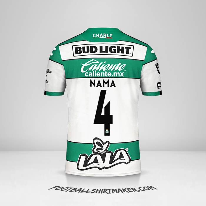 Jersey Santos Laguna 2019/20 -  nama - 4