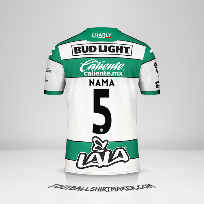 Jersey Santos Laguna 2019/20 -  nama - 5