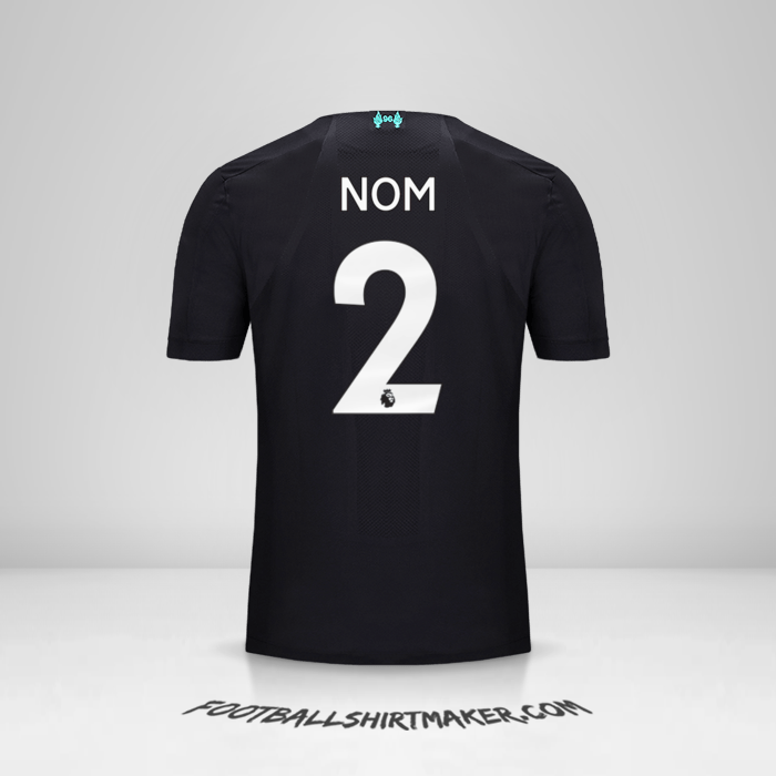 Maillot Liverpool FC 2019/20 Troisième -  nom - 2