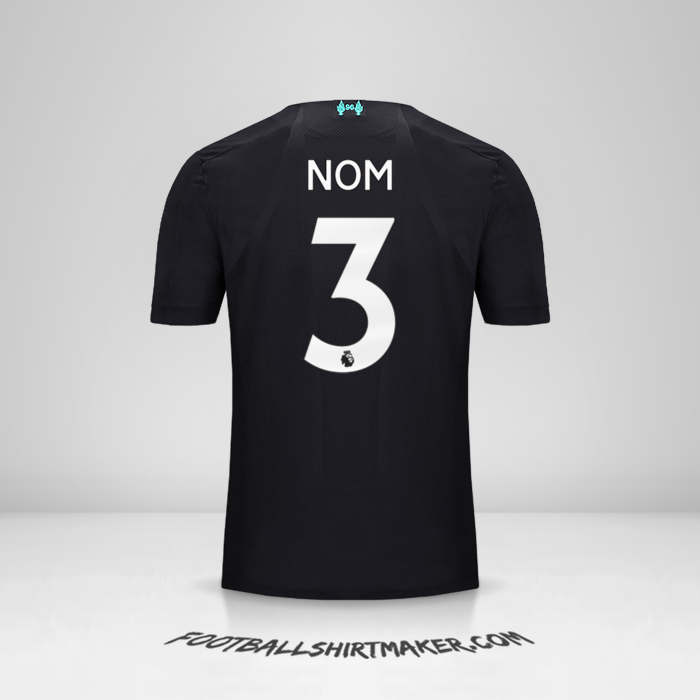 Maillot Liverpool FC 2019/20 Troisième -  nom - 3