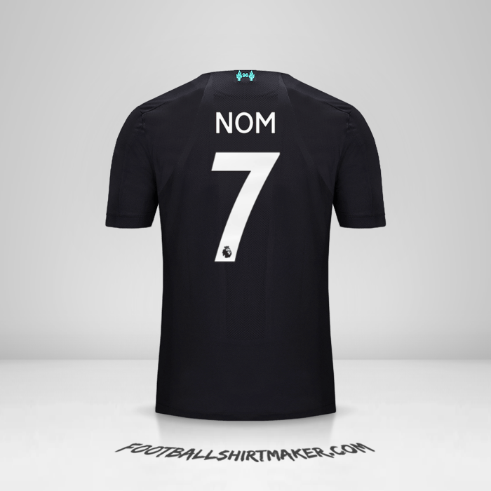 Maillot Liverpool FC 2019/20 Troisième -  nom - 7