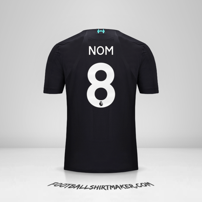 Maillot Liverpool FC 2019/20 Troisième -  nom - 8