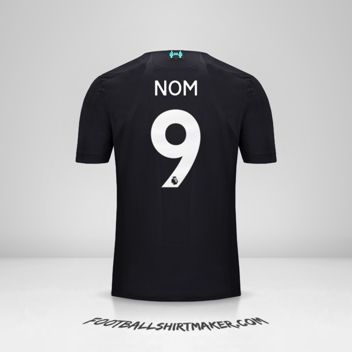Maillot Liverpool FC 2019/20 Troisième -  nom - 9