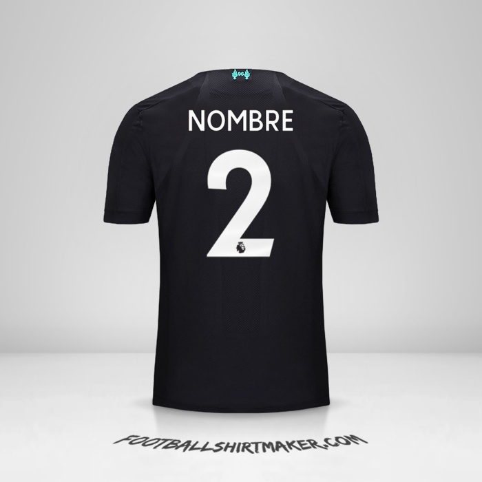Jersey Liverpool FC 2019/20 Tercera -  nombre - 2