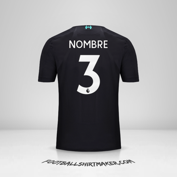 Jersey Liverpool FC 2019/20 Tercera -  nombre - 3