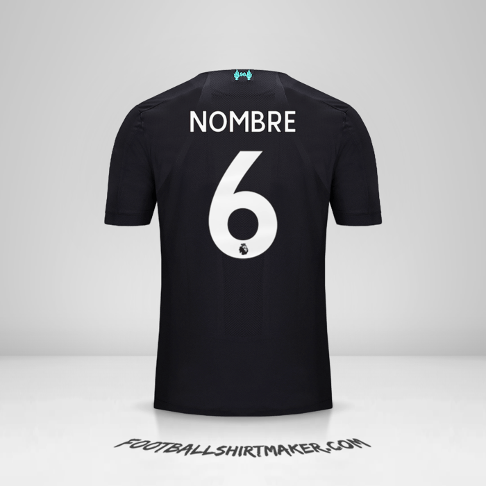 Jersey Liverpool FC 2019/20 Tercera -  nombre - 6