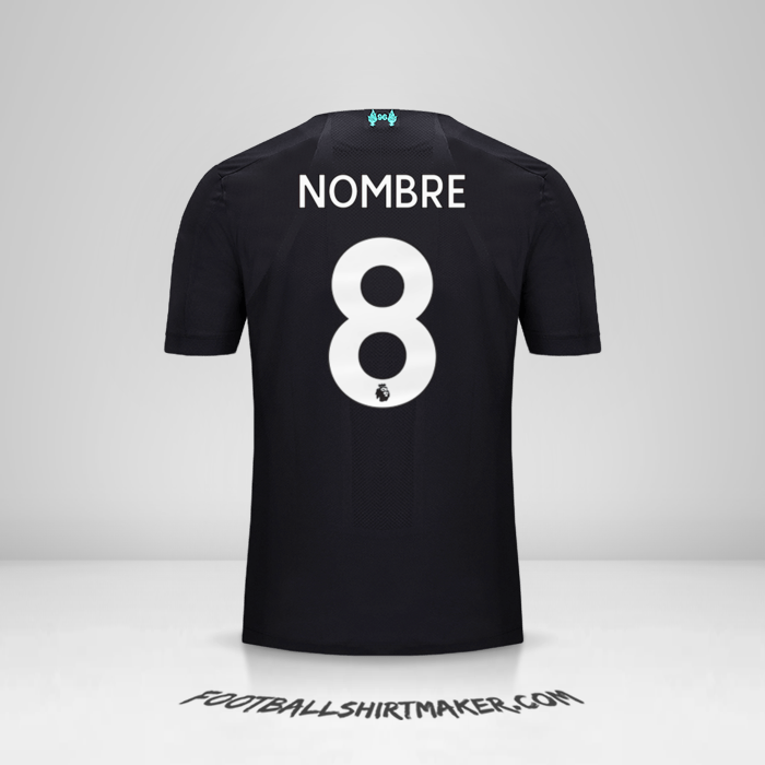 Camiseta Liverpool FC 2019/20 Tercera -  nombre - 8