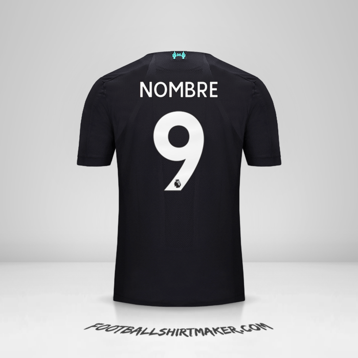 Jersey Liverpool FC 2019/20 Tercera -  nombre - 9