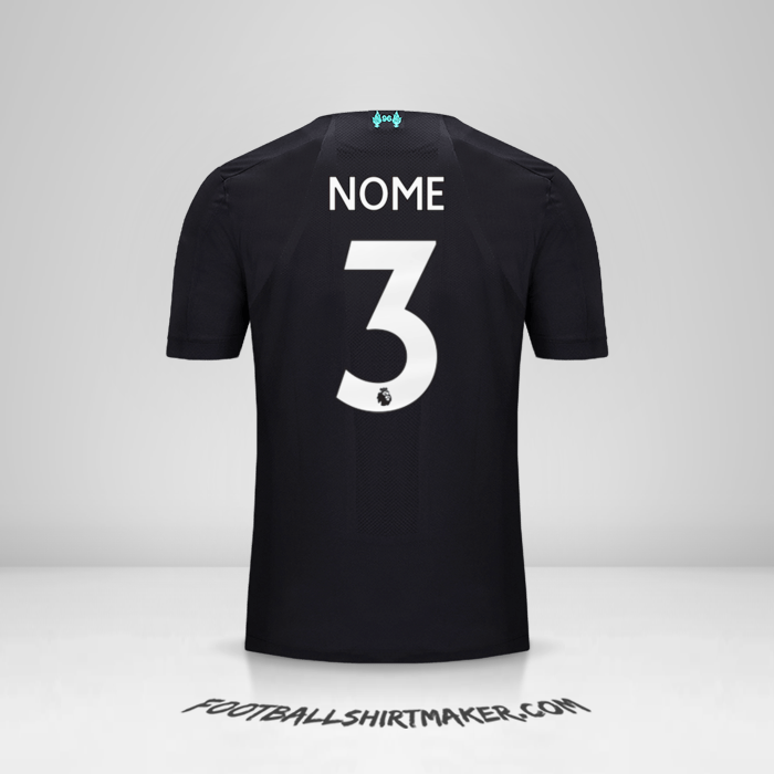 Camisa Liverpool FC 2019/20 Terceira -  nome - 3