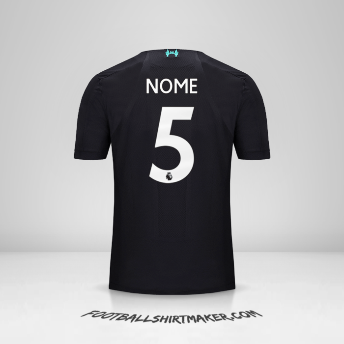 Maglia Liverpool FC 2019/20 Terza -  nome - 5