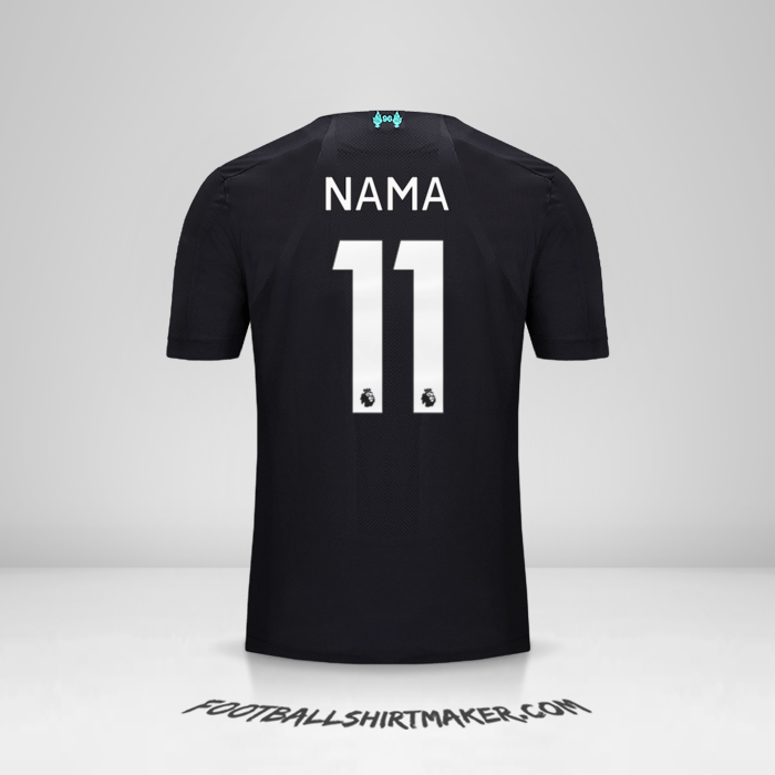 Jersey Liverpool FC 2019/20 Ketiga -  nama - 11