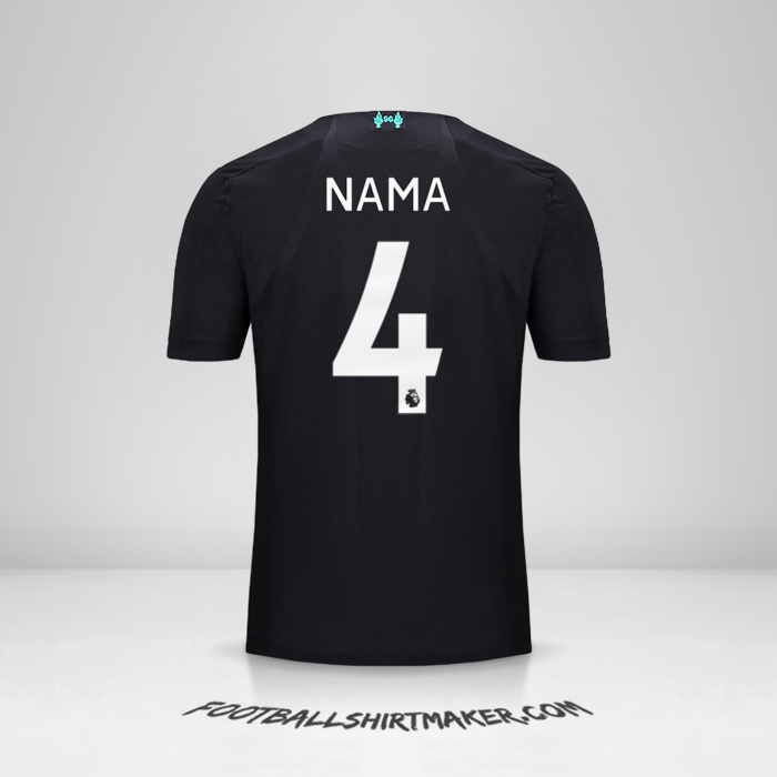 Jersey Liverpool FC 2019/20 Ketiga -  nama - 4