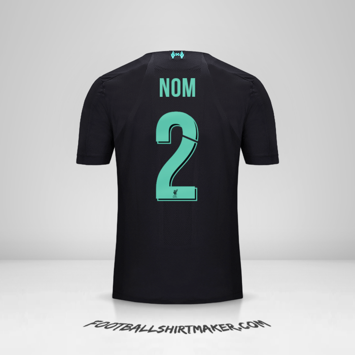 Maillot Liverpool FC Cup 2019/20 Troisième -  nom - 2