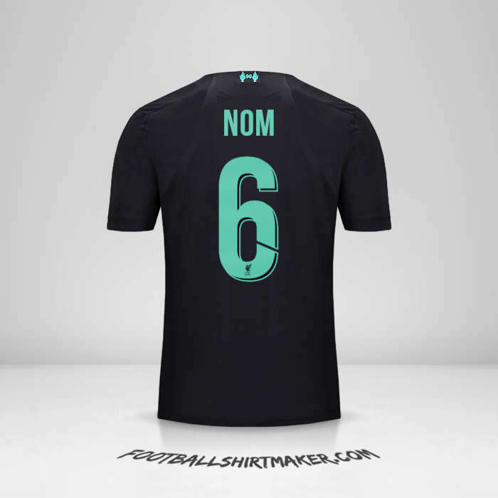 Maillot Liverpool FC Cup 2019/20 Troisième -  nom - 6