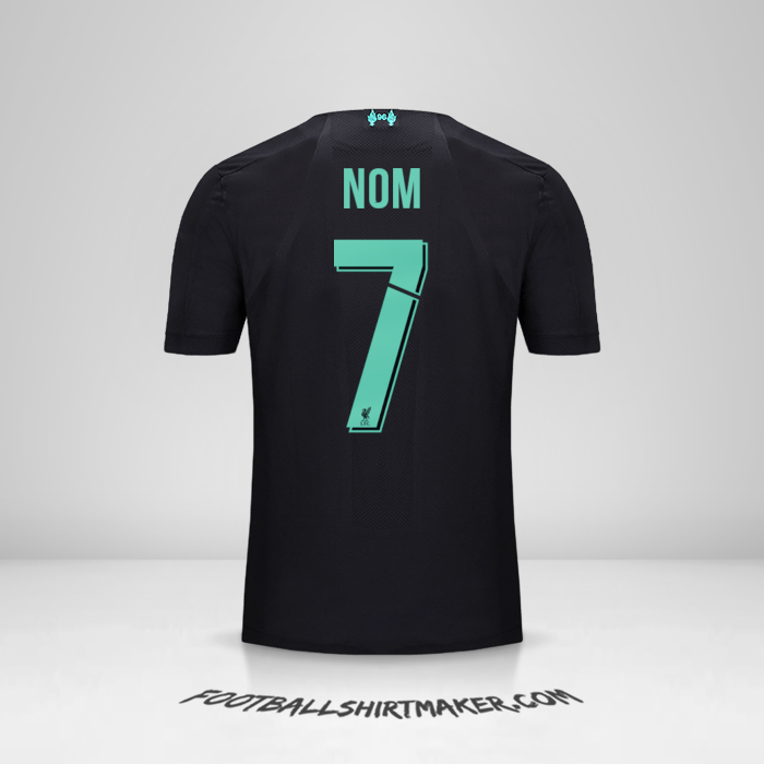 Maillot Liverpool FC Cup 2019/20 Troisième -  nom - 7