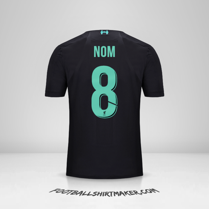 Maillot Liverpool FC Cup 2019/20 Troisième -  nom - 8