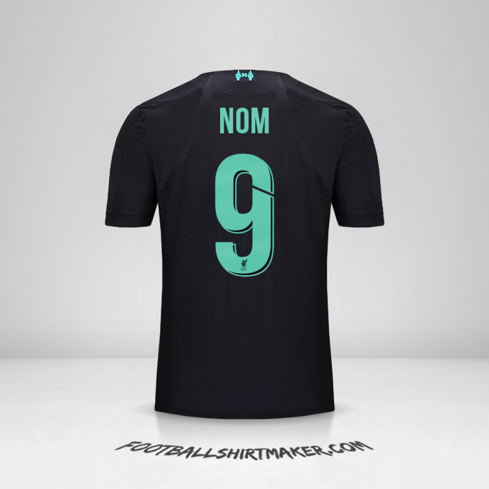 Maillot Liverpool FC Cup 2019/20 Troisième -  nom - 9