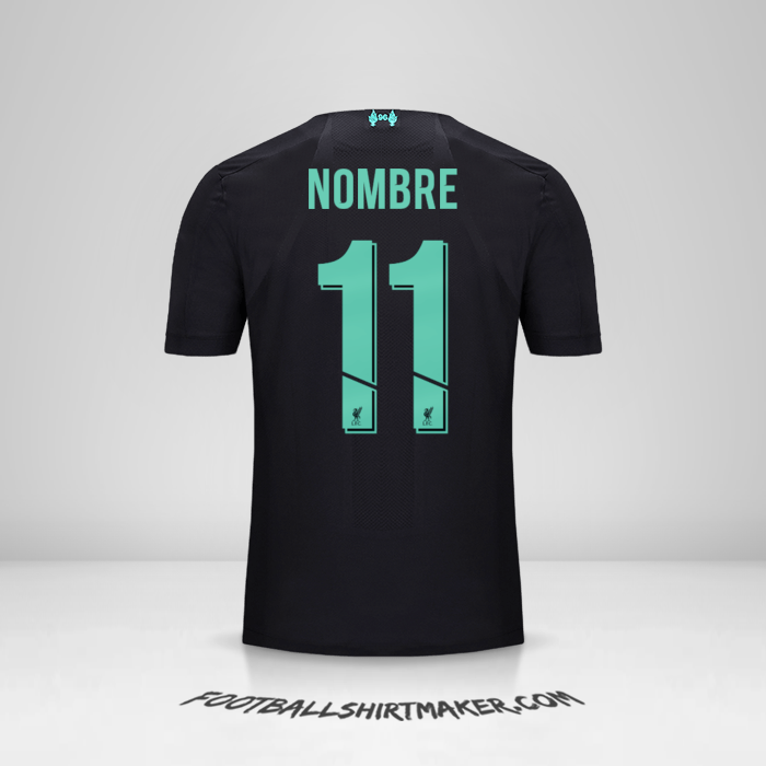 Camiseta Liverpool FC Cup 2019/20 Tercera -  nombre - 11