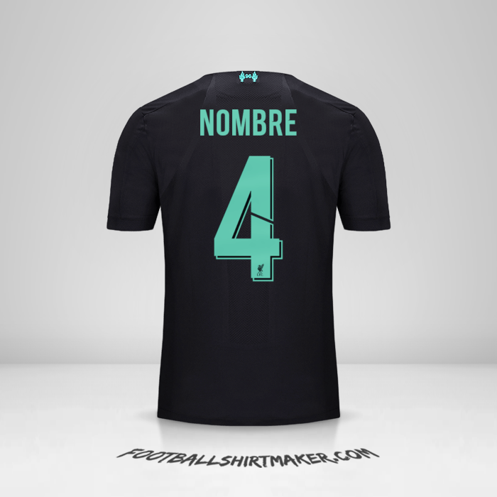 Camiseta Liverpool FC Cup 2019/20 Tercera -  nombre - 4