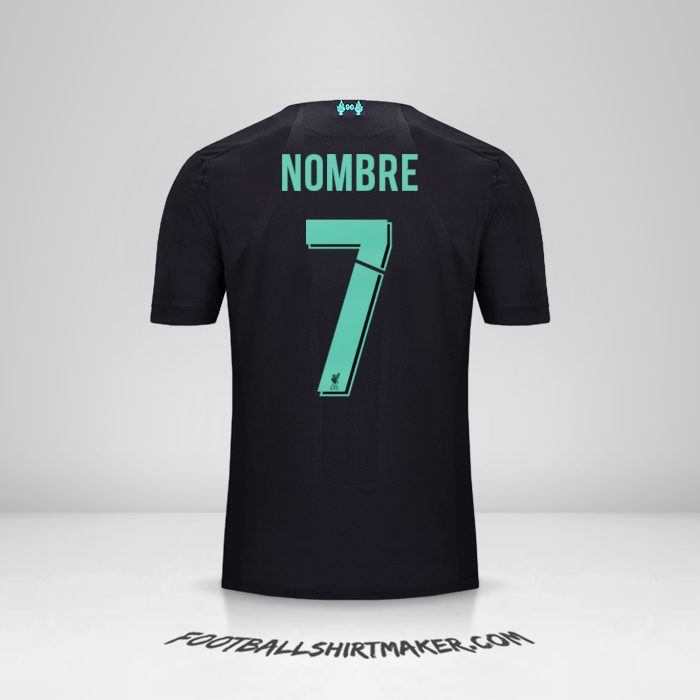 Camiseta Liverpool FC Cup 2019/20 Tercera -  nombre - 7