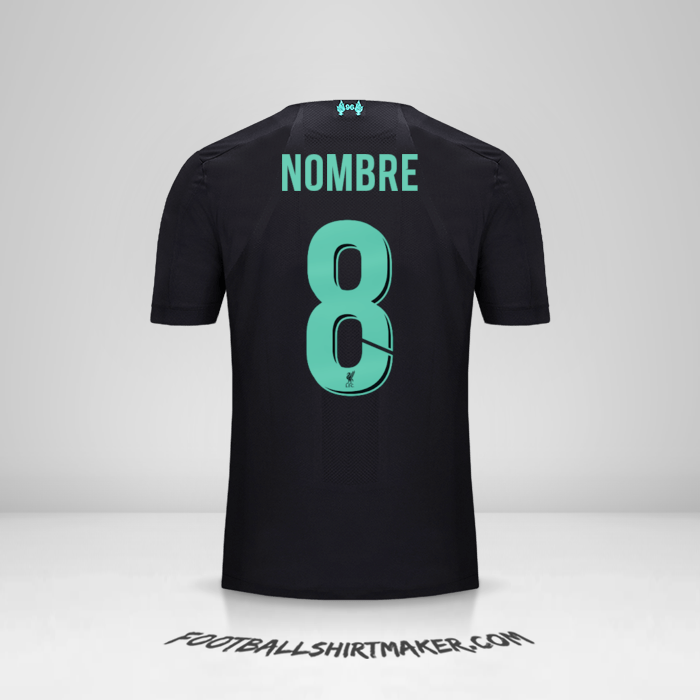 Camiseta Liverpool FC Cup 2019/20 Tercera -  nombre - 8