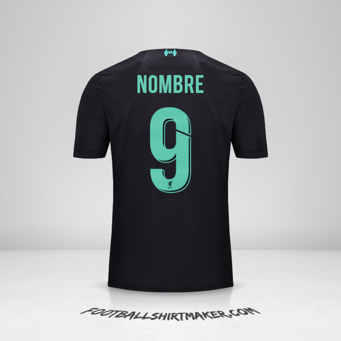Camiseta Liverpool FC Cup 2019/20 Tercera -  nombre - 9