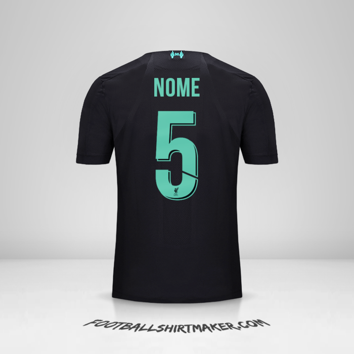 Camisola Liverpool FC Cup 2019/20 Terceira -  nome - 5