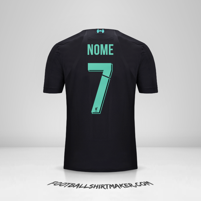 Camisa Liverpool FC Cup 2019/20 Terceira -  nome - 7