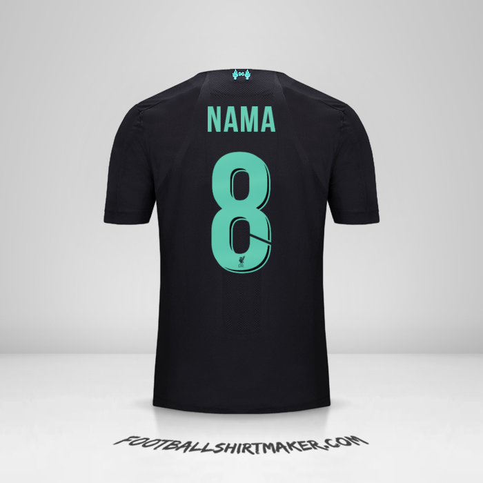 Jersey Liverpool FC Cup 2019/20 Ketiga -  nama - 8