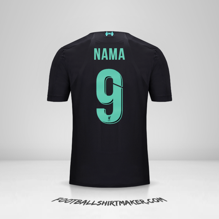 Jersey Liverpool FC Cup 2019/20 Ketiga -  nama - 9