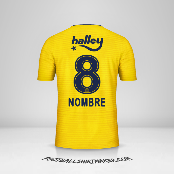 Camiseta Fenerbahce SK 2019/20 Visita -  nombre - 8