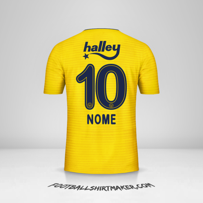 Maglia Fenerbahce SK 2019/20 Seconda -  nome - 10